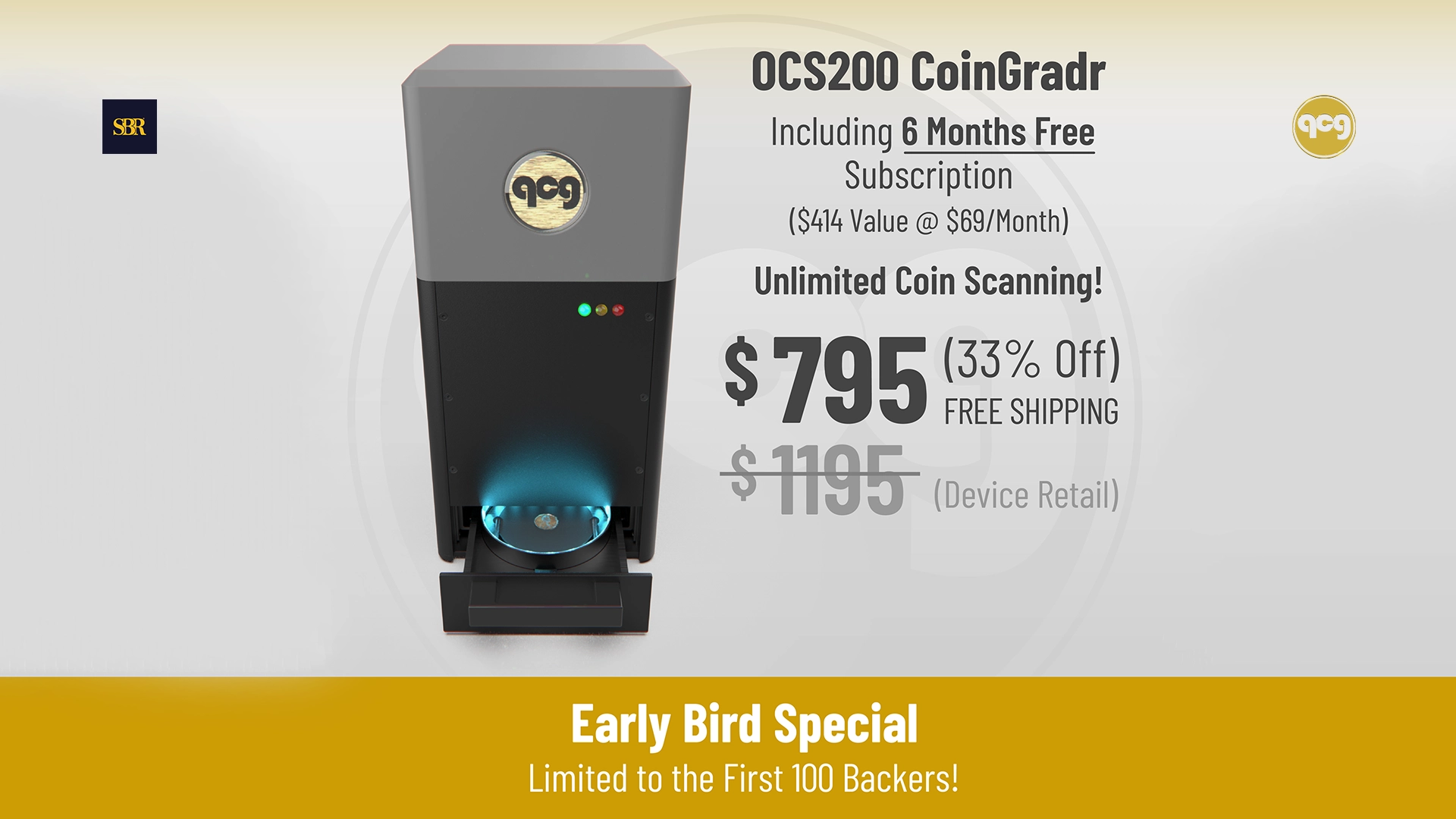 Coin Collectors Gain Early Access to QCG’s OCS200 as Indiegogo Campaign Launches Feb. 19